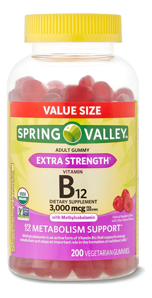 Vitamina B12 en Gomitas 2x1. 60 Unidades de 3000 Mcg vegetarianas/veganas